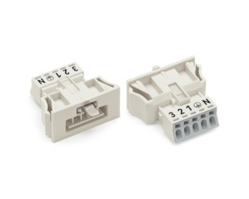 WAGO CORPORATION  890-735   PLUG, SNAPIN, 5-POLE WHITE