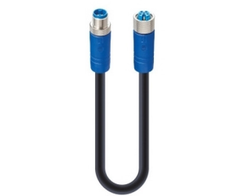 LUMBERG AUTOMATION  934853038  RST 5K-RKT 5K-911/5 M   M12 Power Cordset Male Straight-Female Straight, 5-Pins, K-coded, 630 V, Blue Overmold