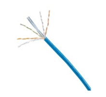 PANDUIT  PUR6004BL-UY   Copper Cable, Enhanced Category 6, 4-Pair, 23 AWG, UTP, CMR, Black, 1000ft/305m