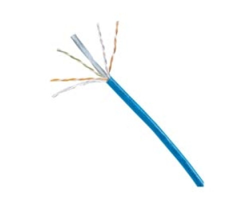 PANDUIT  PUR6004BL-UY   Copper Cable, Enhanced Category 6, 4-Pair, 23 AWG, UTP, CMR, Black, 1000ft/305m