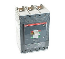 ABB  T5NQ400BW   3 pole, 400 amps rated at 600V AC, Tmax molded case circuit breaker, 100% rated with an electronic trip device and 25kA at 480V AC interrupt current rating