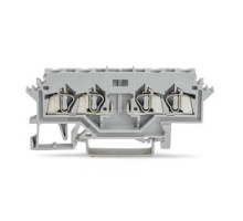 WAGO CORPORATION  280-606   4 CONDUCTOR CARRIER GRAY  TERMINAL BLOCK