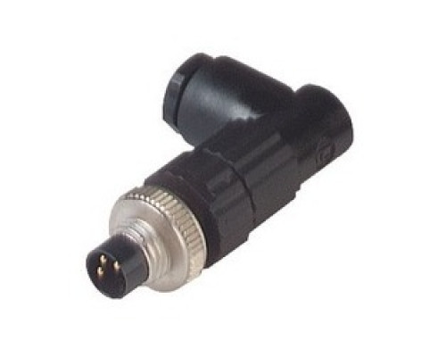 HIRSCHMANN  933408100   ELWIST 3008 V; Angled Cable Plug, unassembled, strain relief by means of clamping cage, 3 contacts, Type: M 9.5 x 1
