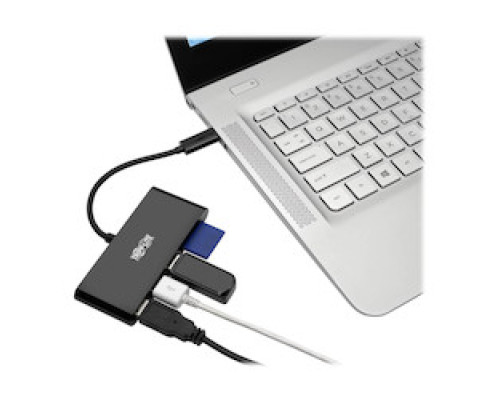 TRIPP LITE  U460-003-3AMB                 USB 3.1 GEN 1 USB-C PORTABLE, HUB/ADAPTER, 3 USB-A PORTS, AND MEMORY CARD