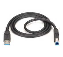 BLACK BOX NETWORK SERVICES USB30-0010-MM         USB 3.0 Cable - Type A Male to Type B Male, Black, 10-ft. 3.0-m