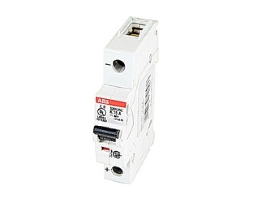 ABB  S201UDC-K15  2CDS271517R0457   Mini Breaker, S200U, 15A, 1 Pole, Trip K, DC