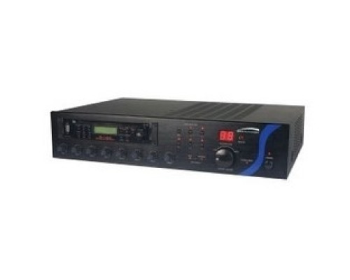 SPECO TECHNOLOGIES  PBM240AU                 Power Mixer Amplifier, 5-Zone, Public Address, 88 dB, 115 Volt AC at 60 Hertz, 240 Watt, 16.9