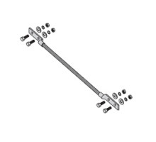 B-LINE  SB6691X73/4                 Grounding Strap with 2-Hole Lugs on 1