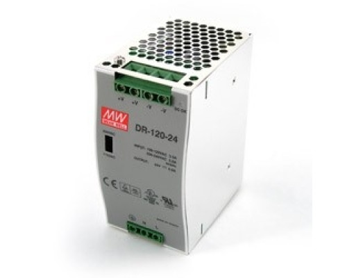ANTAIRA TECHNOLOGIES LLC  DR-120-48   120 Watt Series / 48 VDC / 2.5 Amps Industrial Single Output DIN Rail Power Supply