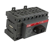 ABB  OT40F8   8 pole, 40 amps rated at 600 V AC, UL 508, open non-fusible disconnect switch