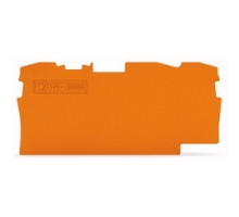 WAGO CORPORATION  2004-1392   END & INTERMEDIATE PLATE  1MM /0.039 INCHES THICK ORANGE