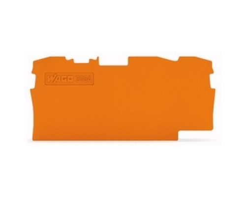 WAGO CORPORATION  2004-1392   END & INTERMEDIATE PLATE  1MM /0.039 INCHES THICK ORANGE