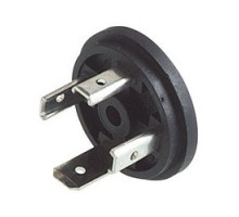 HIRSCHMANN 933376100  GSR-U 3000 LO black; Appliance connector for injection molding IP 65 unmated with solder lug for flexible Cables, 3 contacts + PE, DIN EN 175 301-803-A