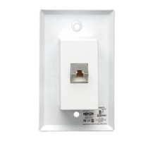 TRIPP LITE  B140-1A0-WP-1                 DVI over Cat5/6 Extender, Extended-Range Video Wallplate Receiver, 1920 x 1080 @ 60 Hz, Up to 200 Ft, RJ45 Keystone Jack