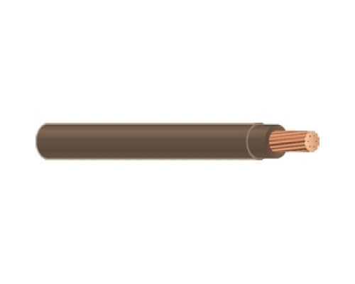 APPROVED MANUFACTURERS  6G-0601-07           THHN/THWN-2 Cable, 6 AWG, 19 Strand, 600V, Annealed Copper, PVC Insulation, Nylon Jacket, Brown
