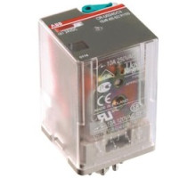 ABB  1SVR405621R0000   Interface Relay without LED 2 C/O Contacts 250V/10A 24 V AC Coil