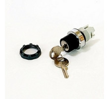 ABB  M3SSK3-301   Modular, key operated, 3 position, momentary selector switch with chrome metal bezel