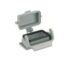 HARTING  09300240304  9300240304   Han B Housings: Han B Base Panel 1 Lever Thermoplastic C