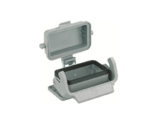 HARTING  09300240304  9300240304   Han B Housings: Han B Base Panel 1 Lever Thermoplastic C