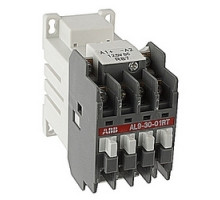 ABB  AL93001RT-87   21 amp DC controlled 3 pole ring tongue contactor with a 125V DC coil and 1 NC auxiliary contact