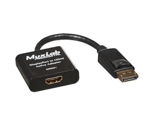 MUXLAB INC  500501-4K60                 displayPort To HDMI Active Adapter, 4K/60