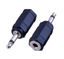 VANCO  AD530                 3.5mm Mono Plug, 3.5mm Stereo Jack Adapter, Nickel