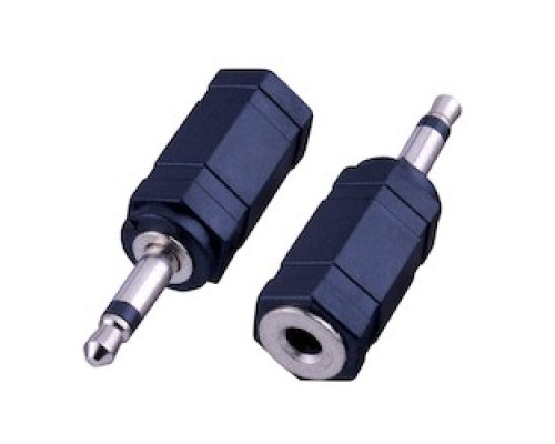 VANCO  AD530                 3.5mm Mono Plug, 3.5mm Stereo Jack Adapter, Nickel