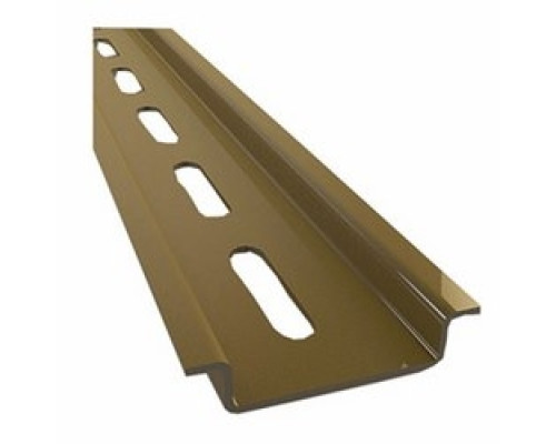 HALLOCK COMPANY  PD35ZF605  TMO/35/2AF-05   DIN RAIL 35MM X 7.5MM 2 METER LONG SLOTTED 25X5.2MM