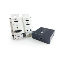 COMPREHENSIVE CONNECTIVITY CHE-HDBTWP230K         Multi-Format Video Transmitter 70M Wall-Plate with HDBaseT, HDMIx2 / VGA+Audio Receiver Kit