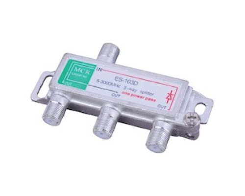 VANCO  ES104DX                 4-Way 3 GHz Digital Satellite Splitter