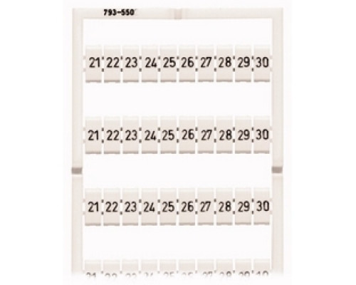 WAGO CORPORATION  793-5504   MULTI MARKING SYSTEM HORIZONTAL 21-30