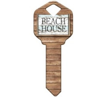 HOWARD KEYS  SC1-HK56                 Decorative Key Blank, Schlage, Beach House Design