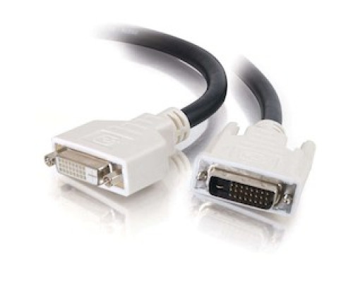 C2G  CG26913  CG26913                 Digital Video Extension Cable, DVI-D Dual Link Male to DVI-D Dual Link Female, 1 Meter Length, Black