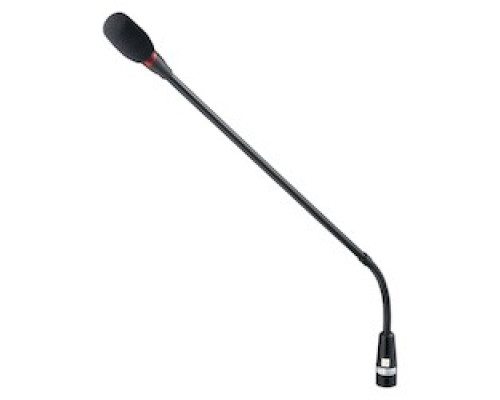 TOA ELECTRONICS INC  TS-774                 Microphone, Long, Unidirectional, Electret Condenser, XLR-4-32 Output Connector, 100 to 13000 Hertz, 1.8 Kilo Ohm, -37 dB, Stainless Steel, Black