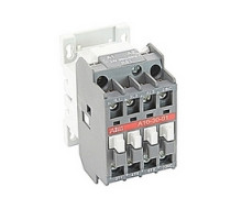 ABB  A16-30-01-81   3 pole, 30 amp, non-reversing across the line contactor with 24V AC coil and 1 NC auxiliary contact