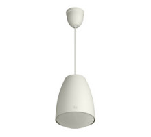 TOA ELECTRONICS INC  PE-64                 Pendant Speaker, 70/100 Volt, 3/6 Watt, 100 to 18000 Hertz, 90 dB, 186 MM Diameter x 251 MM Height, HIPS Resin Off-White Enclosure