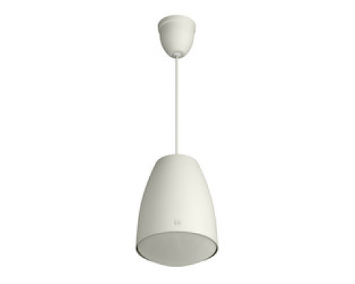 TOA ELECTRONICS INC  PE-64                 Pendant Speaker, 70/100 Volt, 3/6 Watt, 100 to 18000 Hertz, 90 dB, 186 MM Diameter x 251 MM Height, HIPS Resin Off-White Enclosure