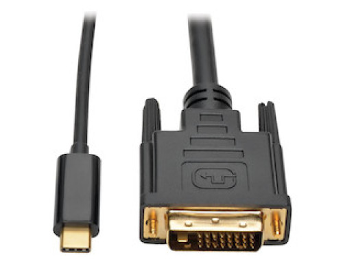 TRIPP LITE U444-003-D         USB C to DVI Adapter Cable M/M , Thunderbolt 3 Compatible, 1920 x 1080 1080p , 3 ft.