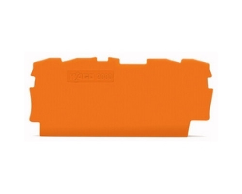 WAGO CORPORATION  2000-1492   END AND INTERMEDIATE PLATE 0,7MM THICKNESS ORG