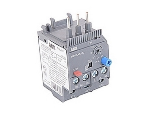 ABB  T16-1.7   3 pole thermal overload relay with 1.3-1.7 amp setting range