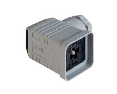 HIRSCHMANN 932547206  GDMW 3011 DF grey; Cable Sockets according to DIN VDE 0722 section 1-2 and for gas safety shut-off device according to DIN 3394 T1, 6 mm air and creepage gap according to DIN VDE 0700 T1 IEC 335-1 and DIN VDE 0722, 3 contacts