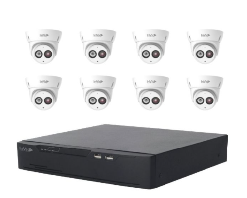 8 SEC-P8TXIR28NH 8 Megapixel Cameras with a free SN1A-8X8-2TB DVR