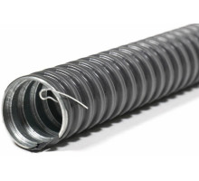 Metal hose in PVC insulation RZ-CP ng-LS 25 with broach (zeta44117)