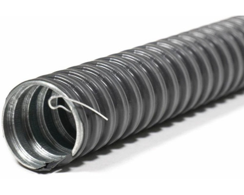 Metal hose in PVC insulation RZ-CP ng-LS 25 with broach (zeta44117)