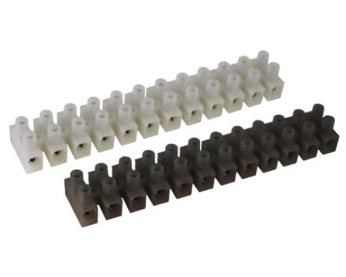 Terminal block 12x2x4, polypropylene (43212PL/B)