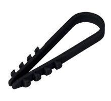 Dowel clamp nylon 11-18 mm, black, 100 pcs. PROconnect (07-4522)