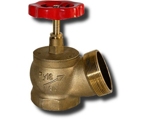 Valve KPL 65-1 angled brass (coupling-cap)