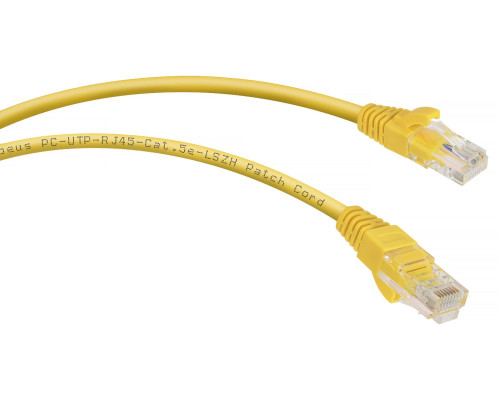 PC-UTP-RJ45-Cat.5e-0.15m-YL-LSZH (9494c)