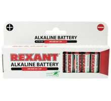 Alkaline battery AA/LR6 1.5 V 12 pcs. REXANT (30-1026)