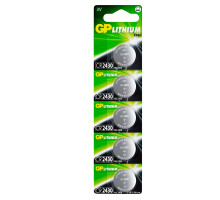 GP Lithium CR2430 (GP CR2430-2C5 100/1000), pack 5 pieces. BLISTER